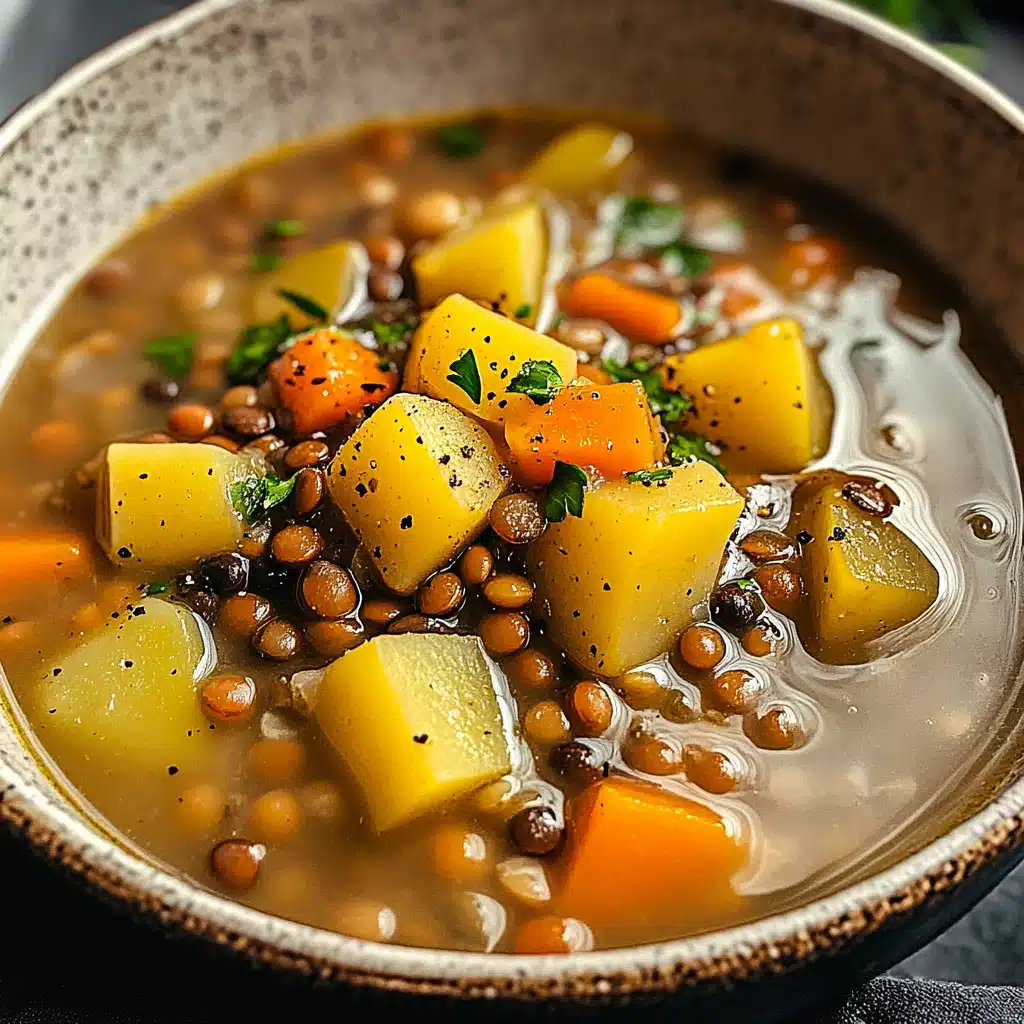 Hearty Lentil and Potato Soup Recipe 4 Hearty Lentil and Potato Soup Recipe - Recipe Image