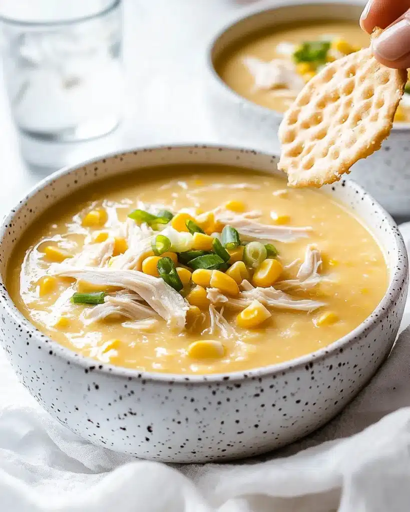 Chicken & Sweetcorn Soup Recipe