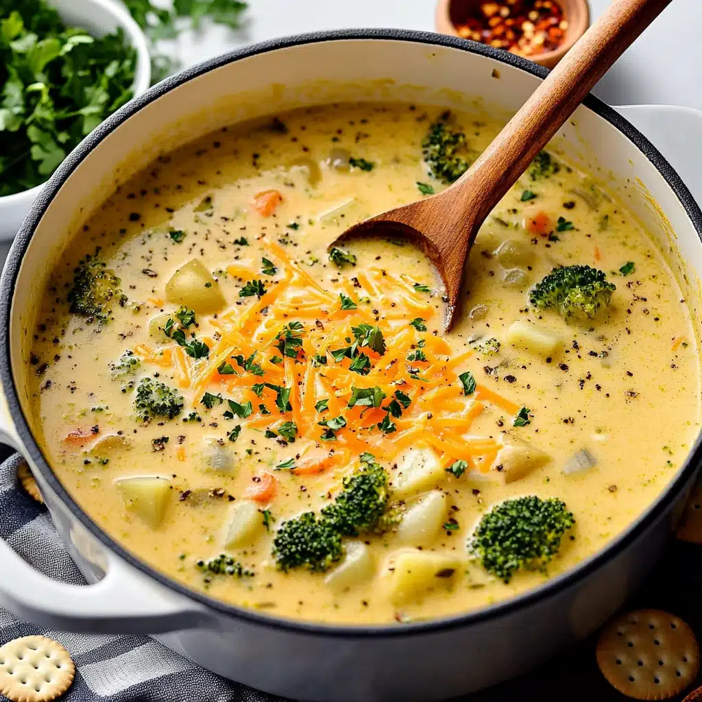 One Pot Creamy Vegetable Soup Recipe 5 One Pot Creamy Vegetable Soup Recipe - Recipe Image