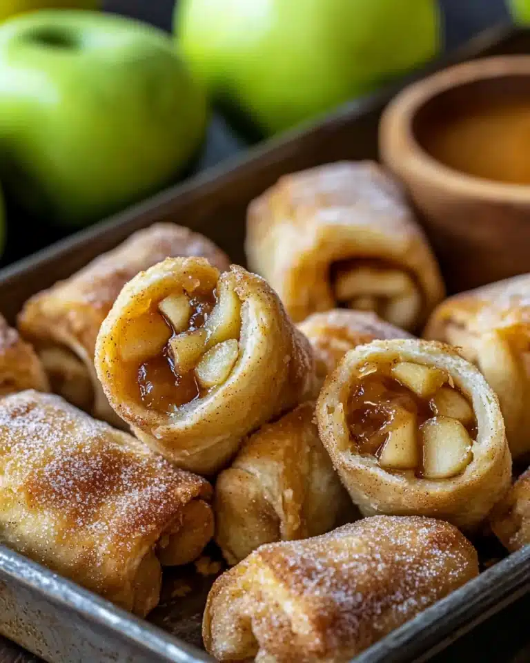 Apple Pie Egg Rolls Recipe