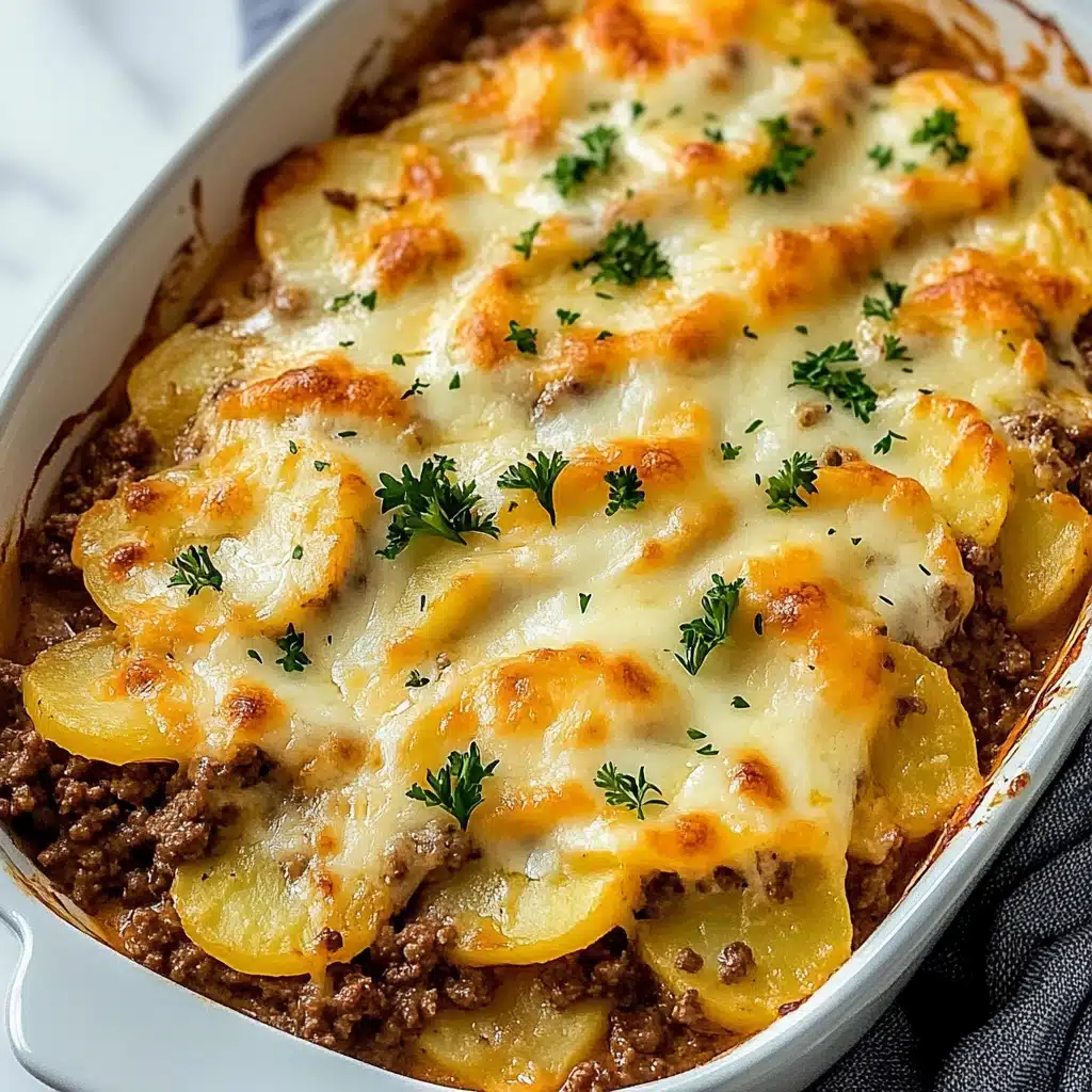 Ground Beef Potato Bake 3 Ground Beef Potato Bake (Print Format) Recipe - Recipe Image