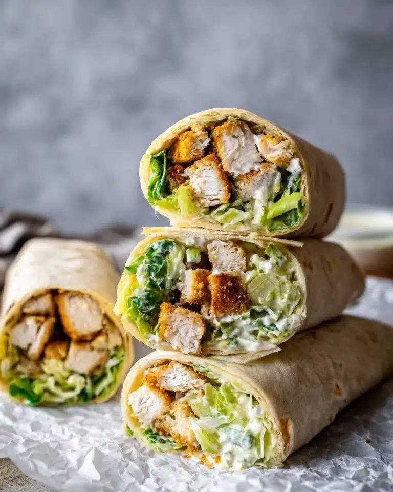 Chicken Caesar Wraps Recipe