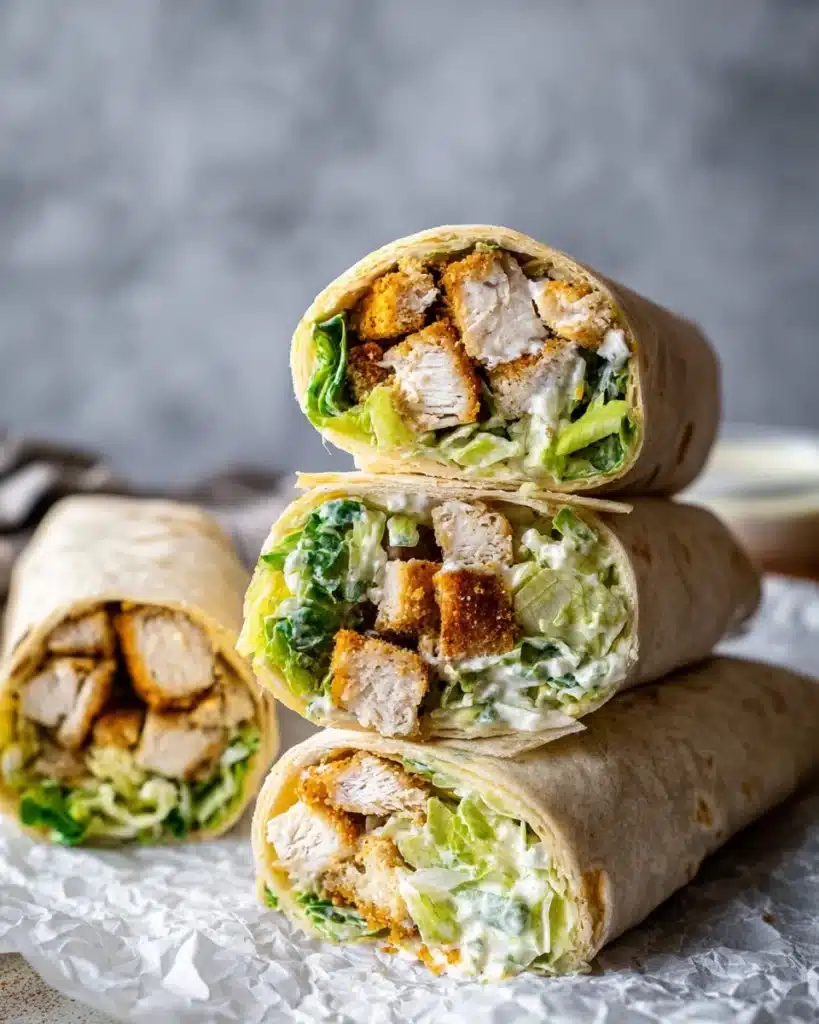 Chicken Caesar Wraps Recipe