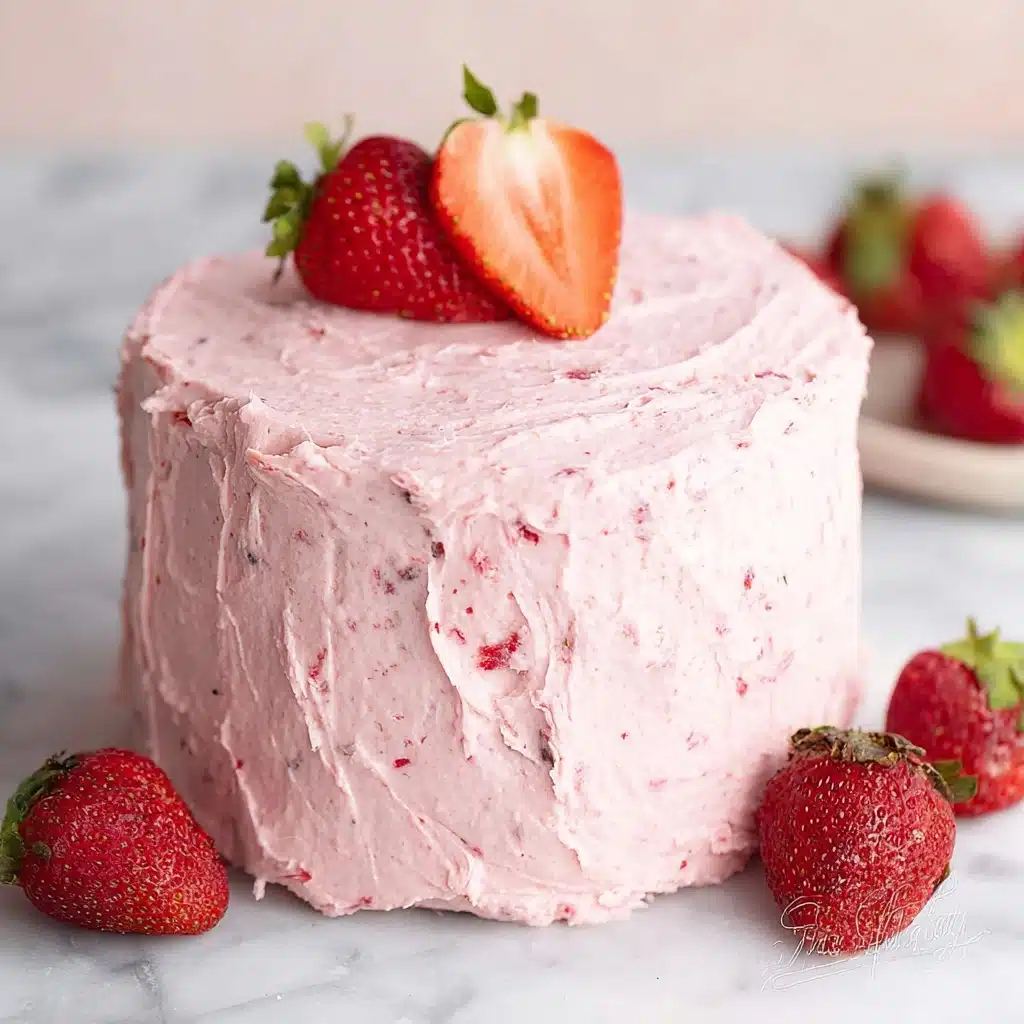 Fresh Strawberry Cake With Strawberry Buttercream Recipe 5 Fresh Strawberry Cake With Strawberry Buttercream Recipe - Recipe Image