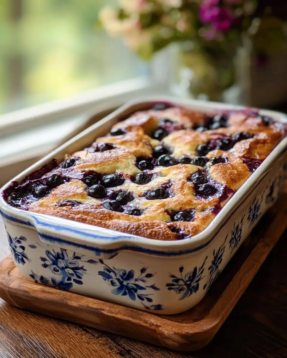 Blueberry Buttermilk Pancake Casserole Recipe