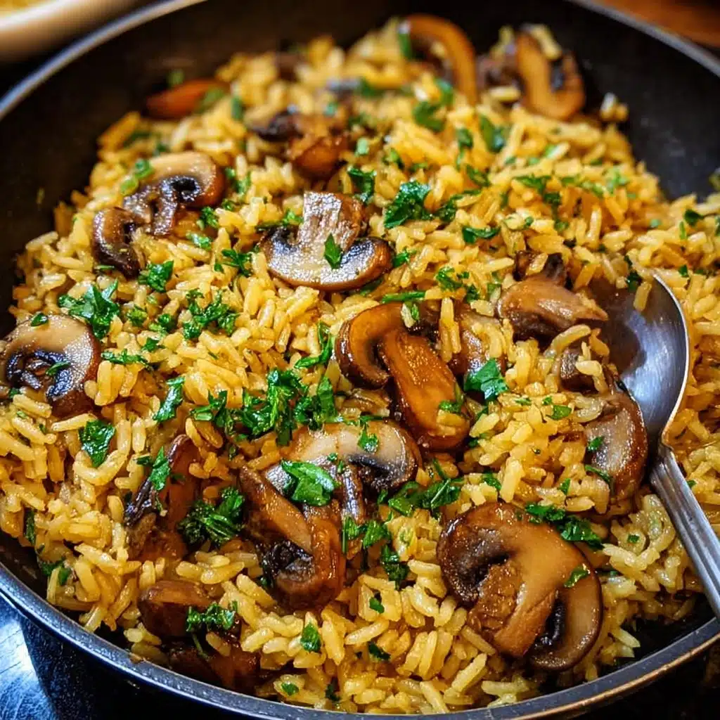 One-Pot Mushroom Rice 5 Blueberry Swirl Yogurt Bites Recipe - Recipe Image