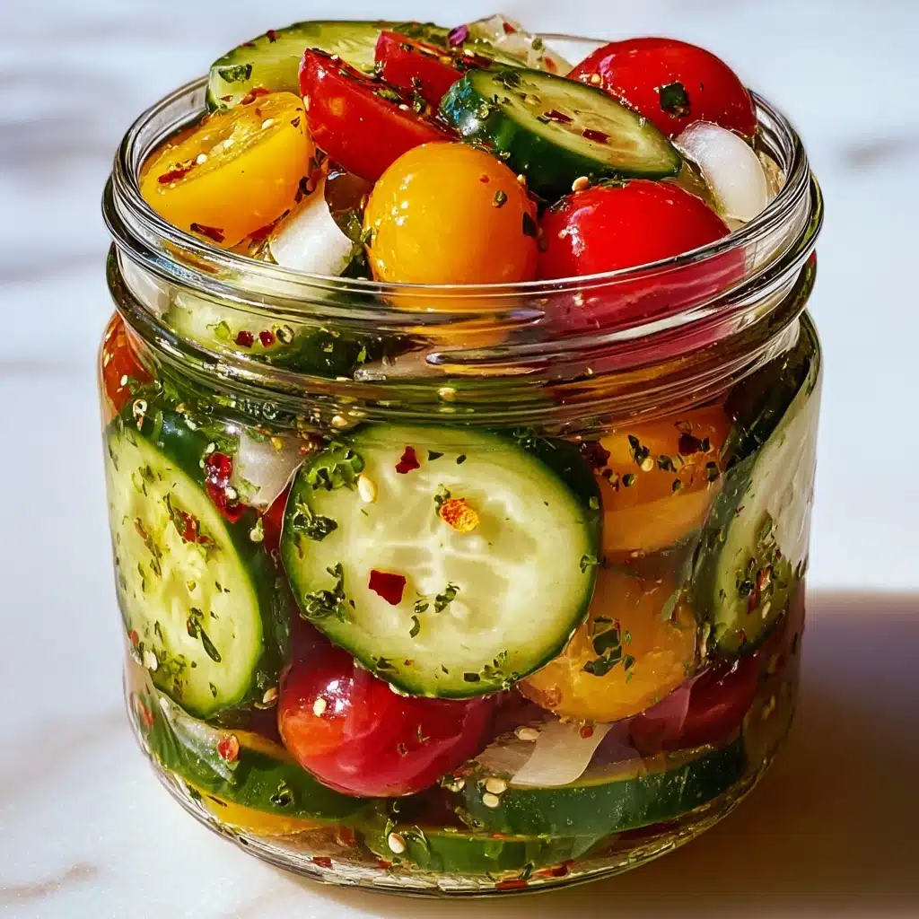 Marinated Cucumbers, Onions, and Tomatoes 4 Potato Soup Recipe - Recipe Image