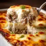 Low Carb Philly Cheesesteak Casserole 6 Once fully combined, transfer the mixture to the prepared baking dish, spreading it evenly Recipe