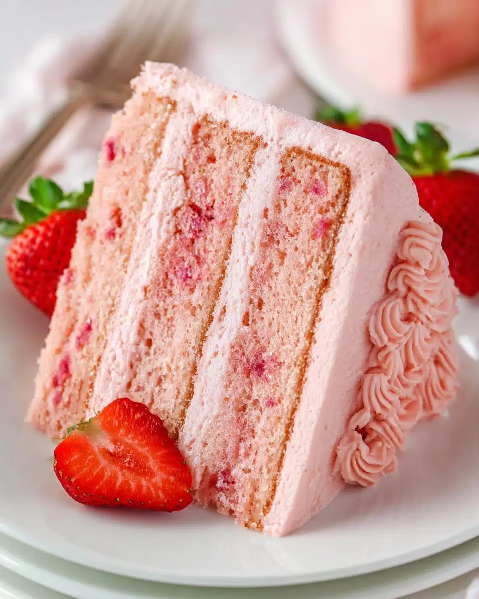 Homemade Strawberry Cake Recipe