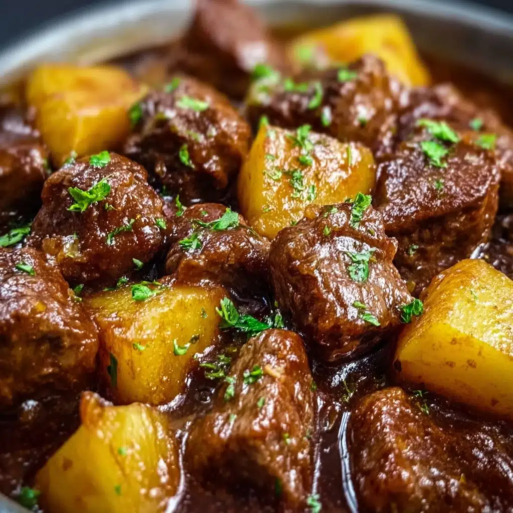 Garlic Butter Beef Bites & Potatoes Recipe 4 Garlic Butter Beef Bites & Potatoes Recipe - Recipe Image