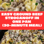 Ground Beef Stroganoff Recipe