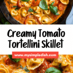 Creamy Tortellini with Tomatoes Recipe