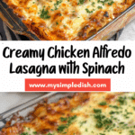 EASY CHICKEN ALFREDO LASAGNA Recipe