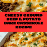 Ground Beef Potato Bake (Print Format) Recipe