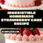 Homemade Strawberry Cake Recipe