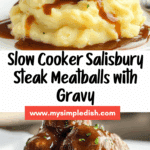 Slow Cooker Salisbury Steak Meatballs Recipe