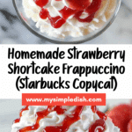 Strawberry Shortcake Frappuccino Recipe
