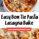 bow tie pasta lasagna Recipe