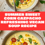 Summer Sweet Corn Gazpacho Recipe