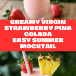 Refreshing Virgin Strawberry Pina Colada Recipe