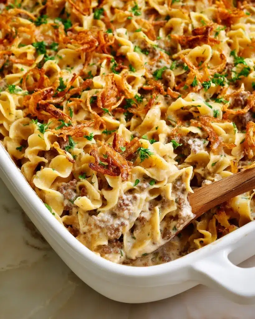 French Onion Beef Casserole Recipe