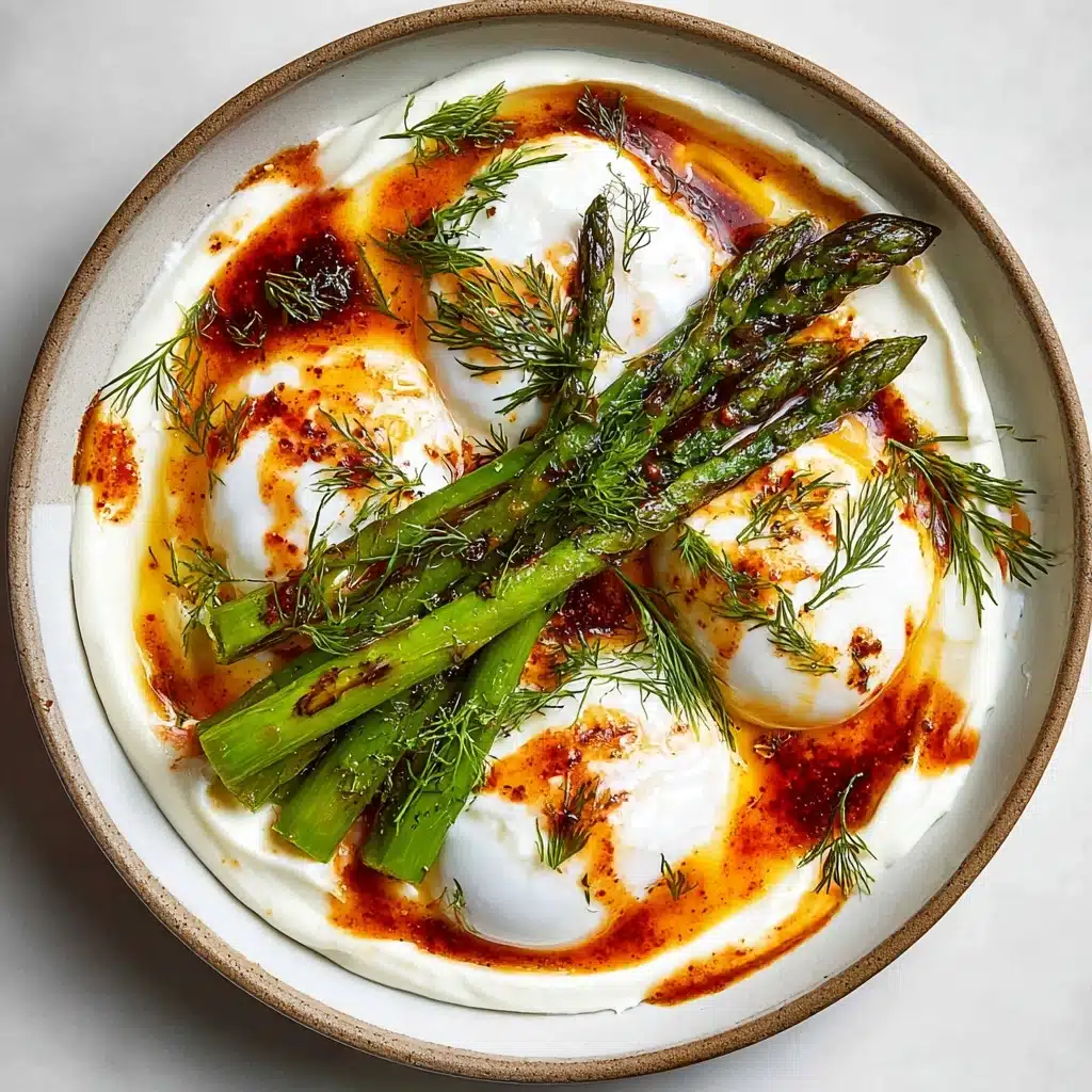 Turkish Eggs (Cilbir) Recipe 5 Turkish Eggs (Cilbir) Recipe - Recipe Image