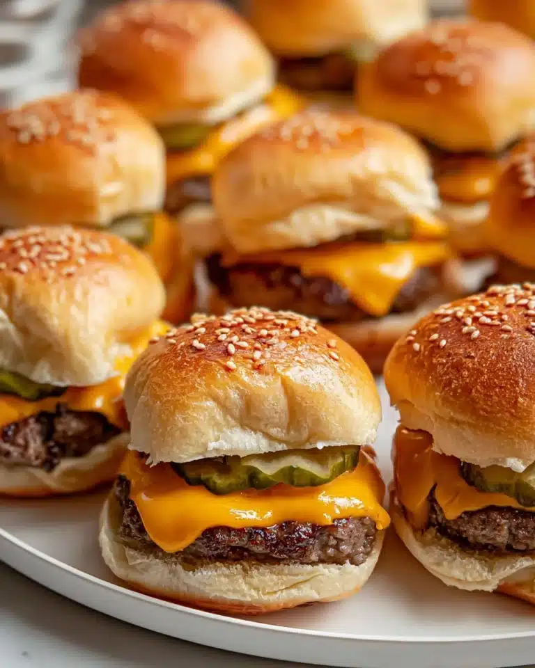 Cheeseburger Sliders Recipe