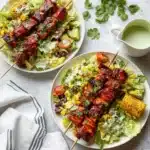 BBQ Chicken Skewer Salad Recipe 6 BBQ Chicken Skewer Salad Recipe