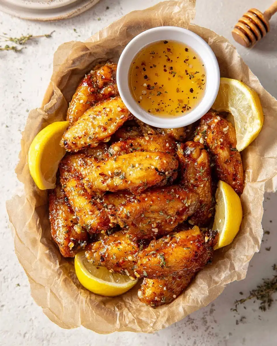 Honey Lemon Pepper Wings Recipe 5 Honey Lemon Pepper Wings Recipe - Recipe Image