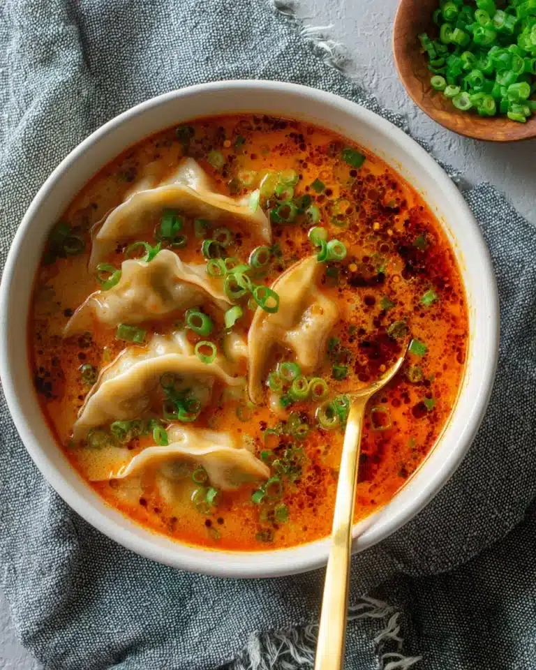 Coconut Curry Soup with Dumplings Recipe