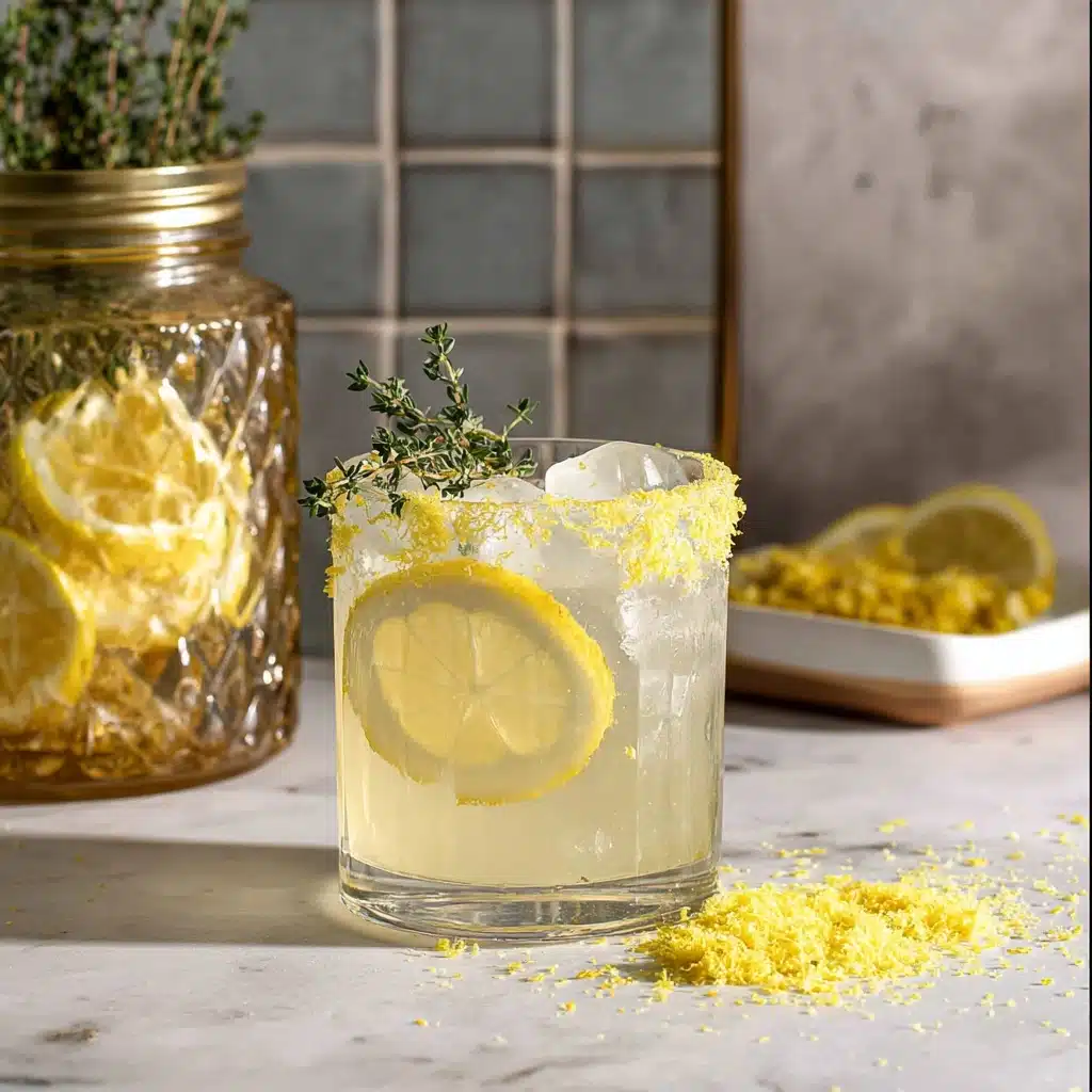 Lemon Thyme Mocktail Recipe - Recipe Image