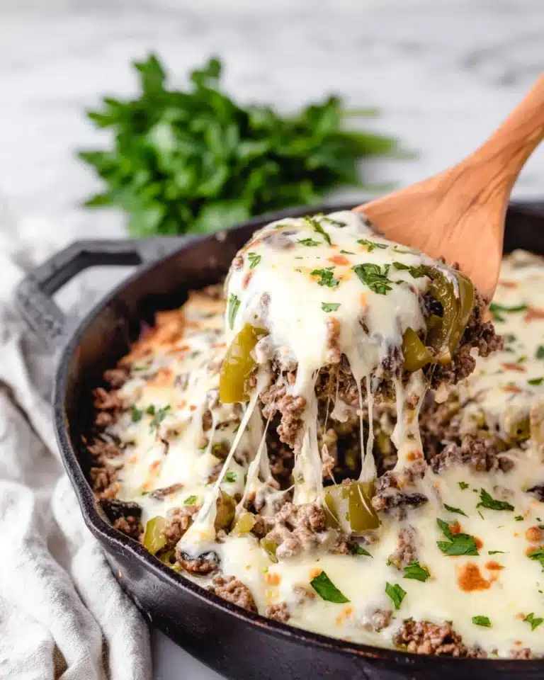 Philly Cheesesteak Casserole (BEST Easy Recipe!) Recipe