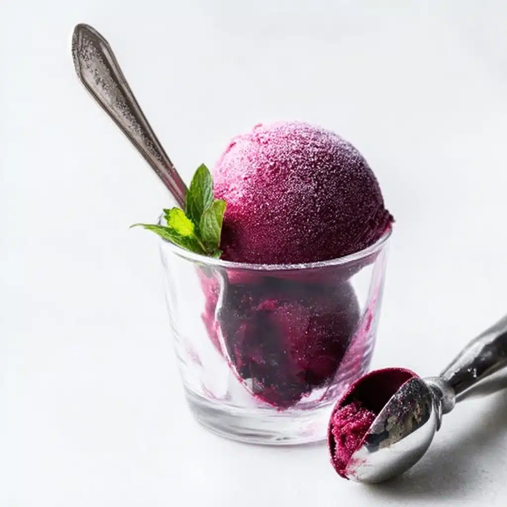 Easy Plum Amaretto Sorbet Recipe 4 Easy Plum Amaretto Sorbet Recipe - Recipe Image
