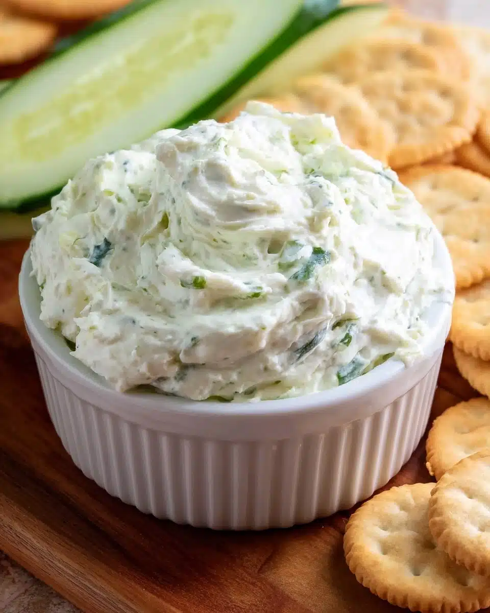 Cucumber Cream Cheese Spread Recipe