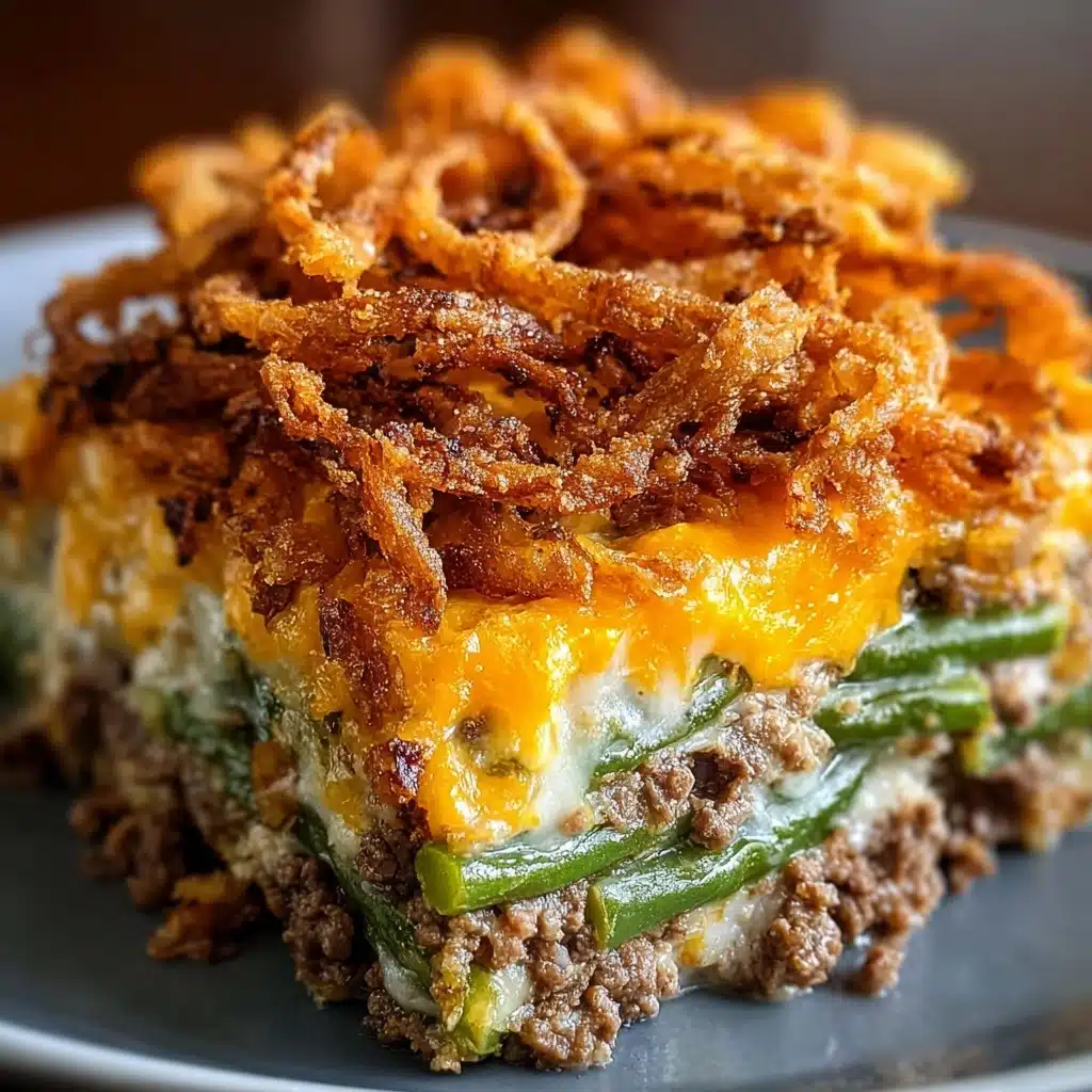 Hamburger Green Bean Casserole Recipe 4 Hamburger Green Bean Casserole Recipe - Recipe Image