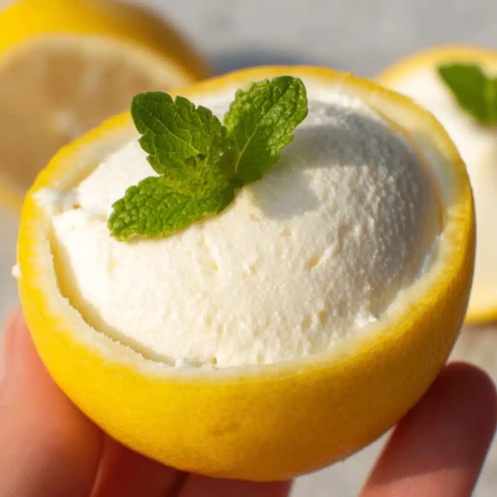 Easy Lemon Sorbet Recipe 4 Easy Lemon Sorbet Recipe - Recipe Image