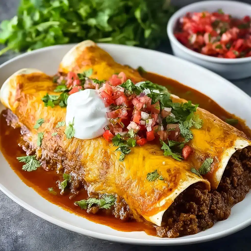 Ground Beef Enchiladas 4 Preheat your oven to 350℉ Recipe - Recipe Image