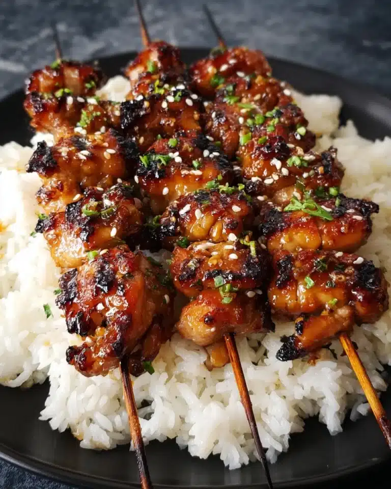 Teriyaki Chicken Skewers Recipe