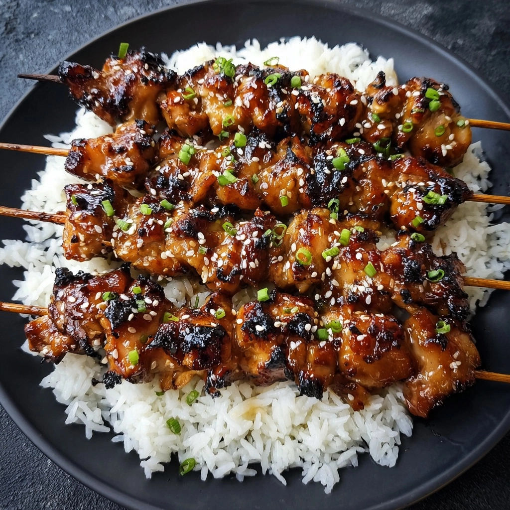 Teriyaki Chicken Skewers Recipe 4 Teriyaki Chicken Skewers Recipe - Recipe Image