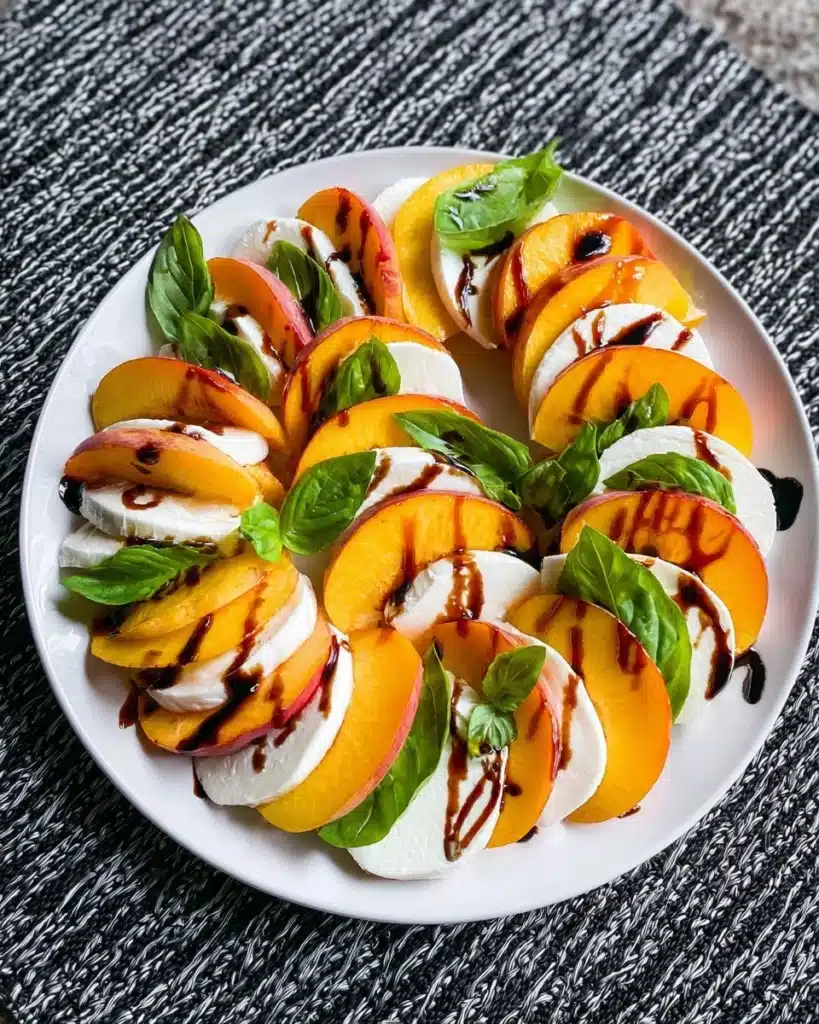 Peach Caprese Salad Recipe