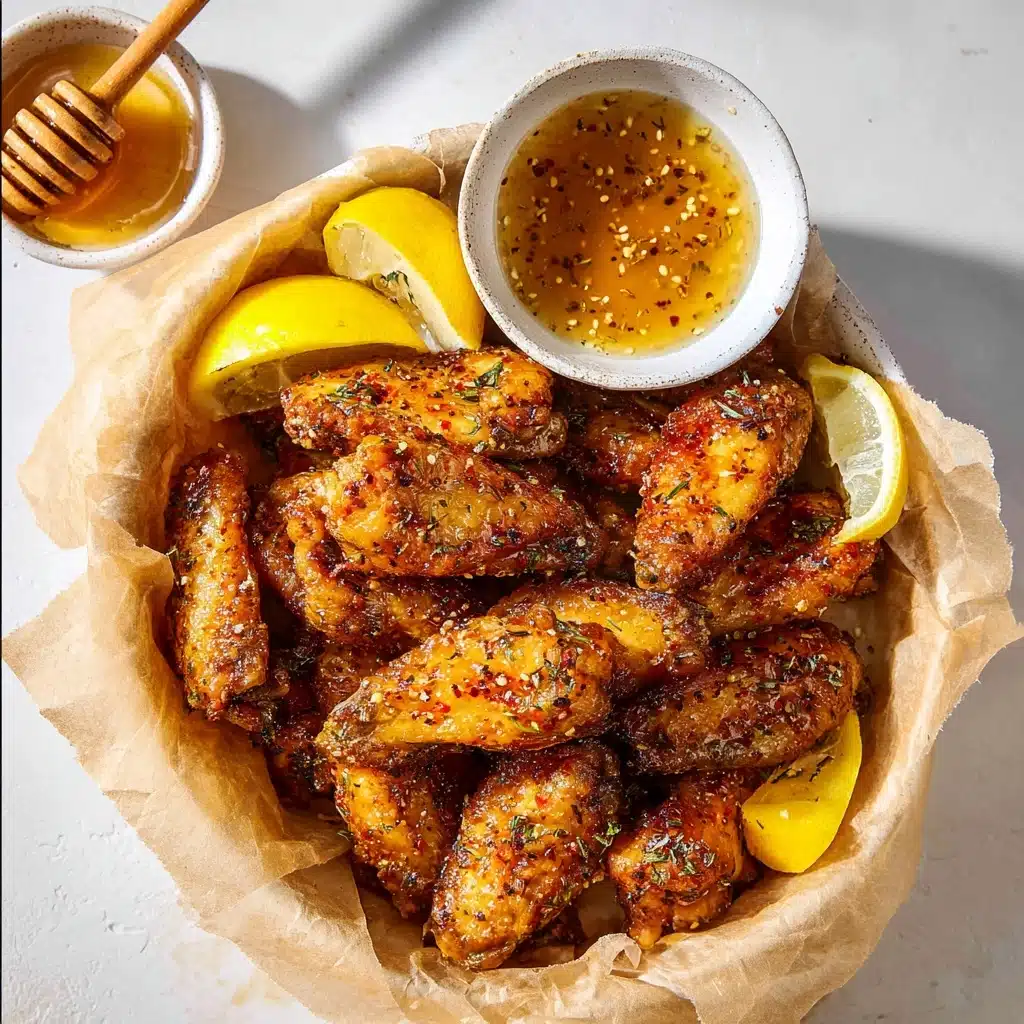 Honey Lemon Pepper Wings Recipe