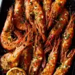 Grilled garlic butter prawns Recipe