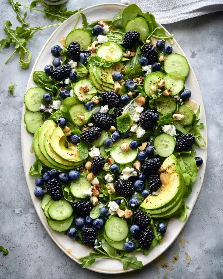 Blackberry, Avocado and Arugula Salad Recipe