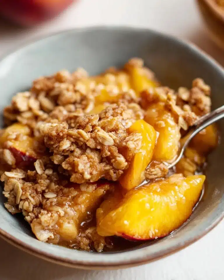 Peach Crisp Recipe