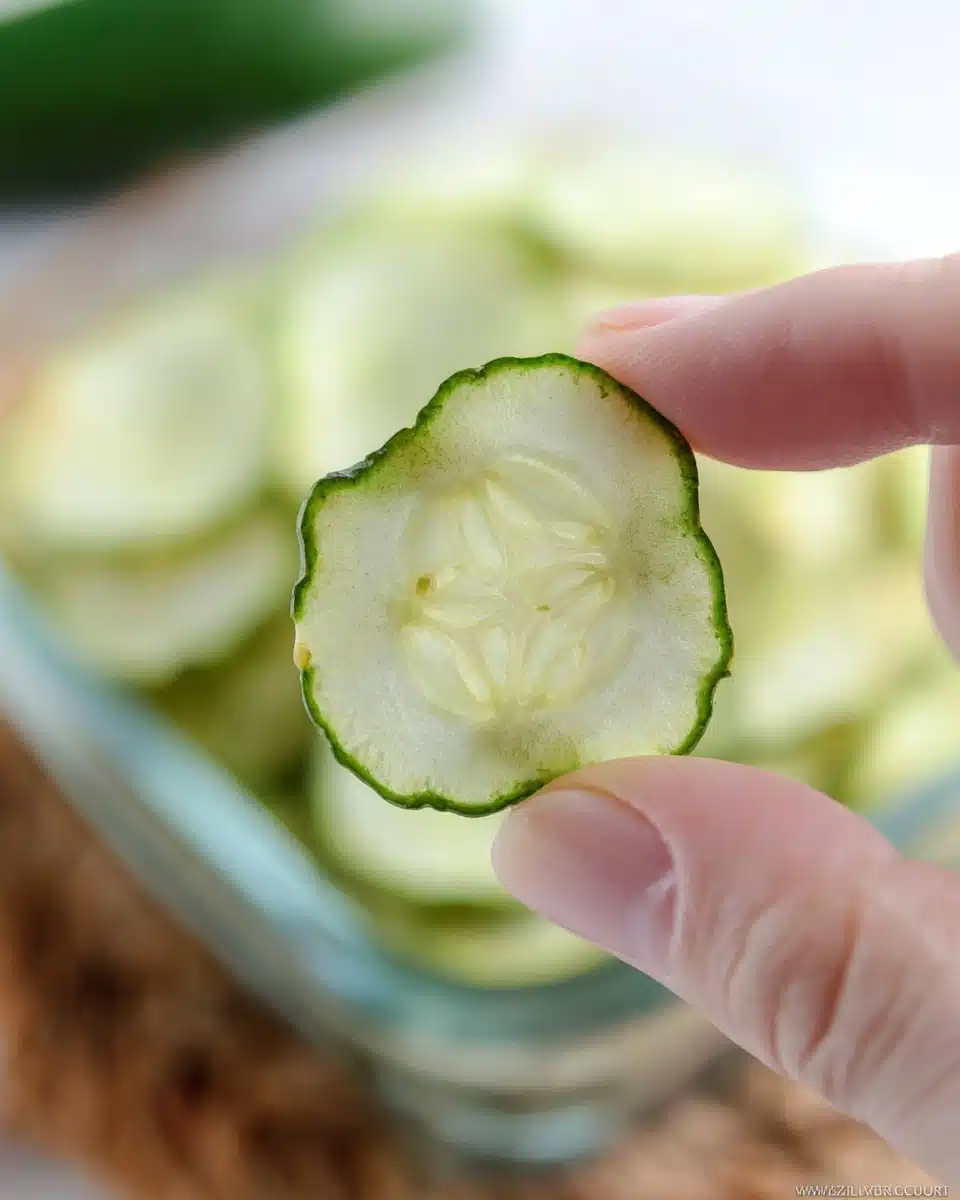 How To Make Cucumber Chips With Salt & Vinegar Recipe
