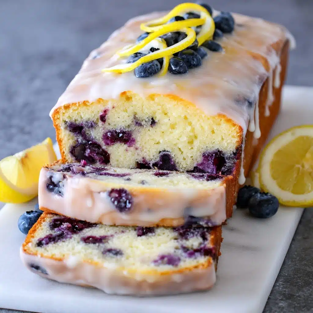 Lemon Blueberry Bread Recipe 4 Lemon Blueberry Bread Recipe - Recipe Image
