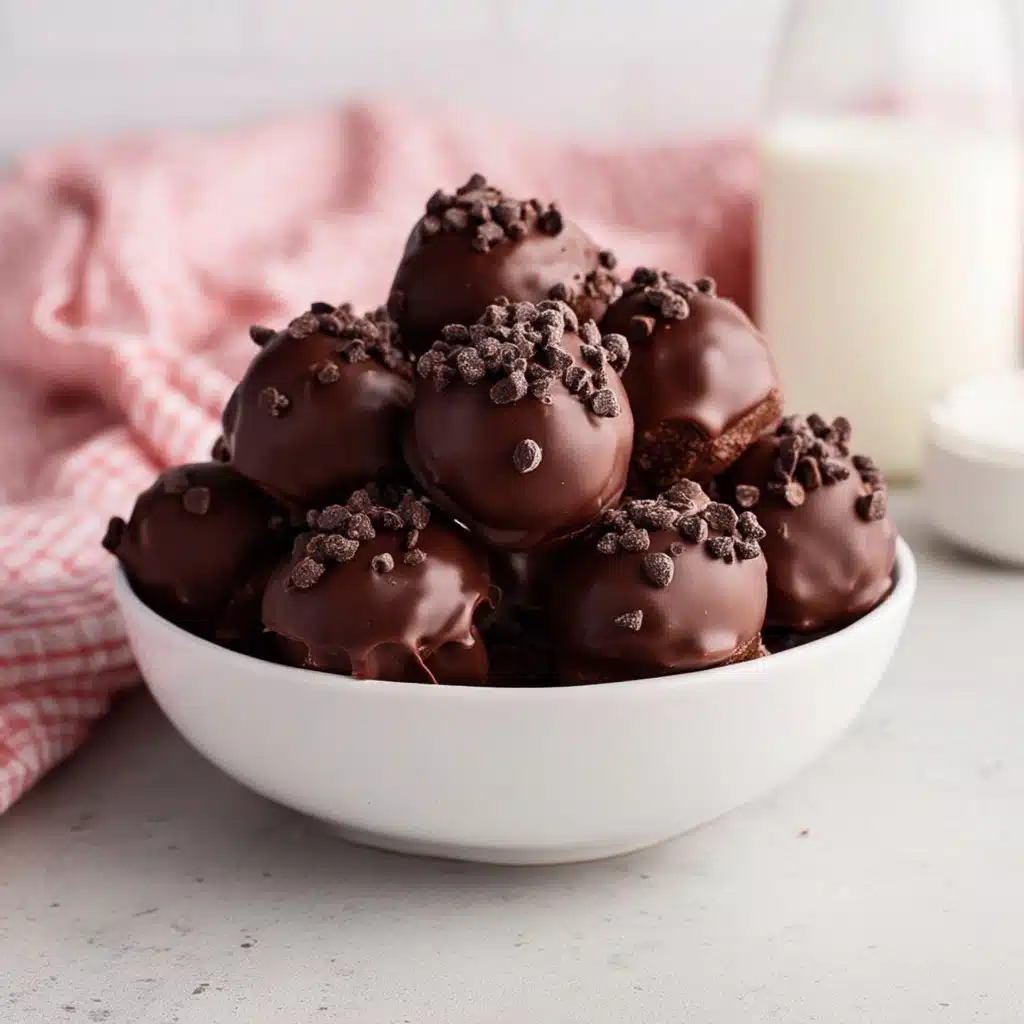 No-Bake Brownie Bites Recipe 4 No-Bake Brownie Bites Recipe - Recipe Image