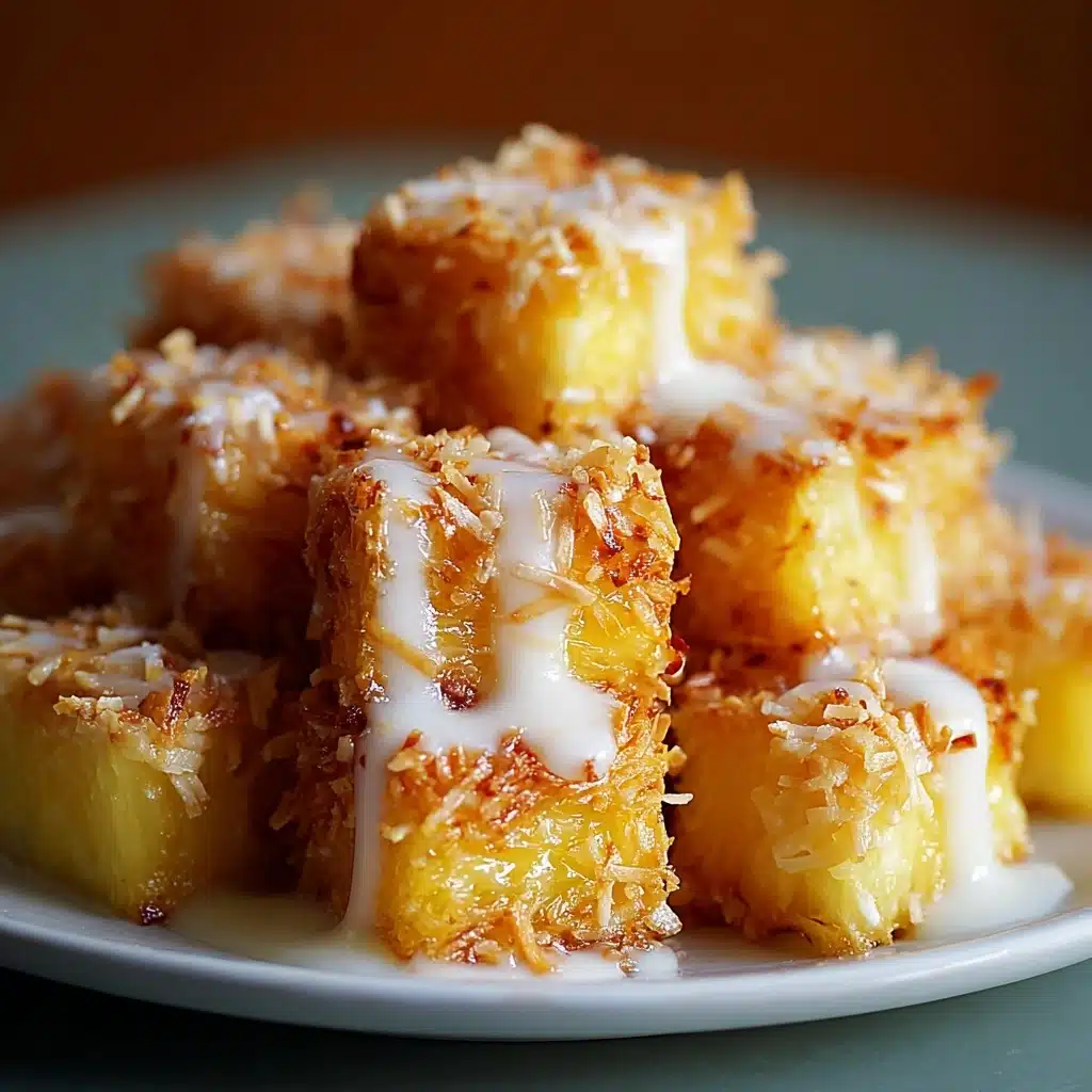 Coconut Pineapple Bites Recipe 4 Coconut Pineapple Bites Recipe - Recipe Image