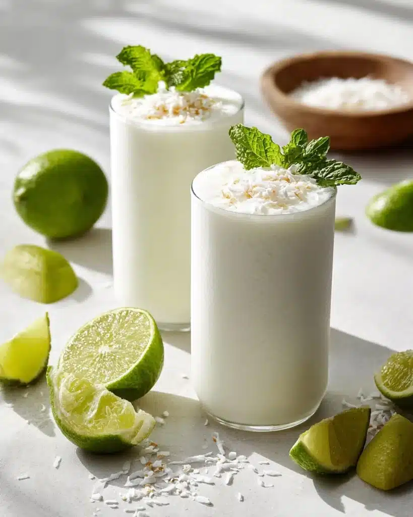 Limonada de Coco Colombian Lime and Coconut Drink Recipe