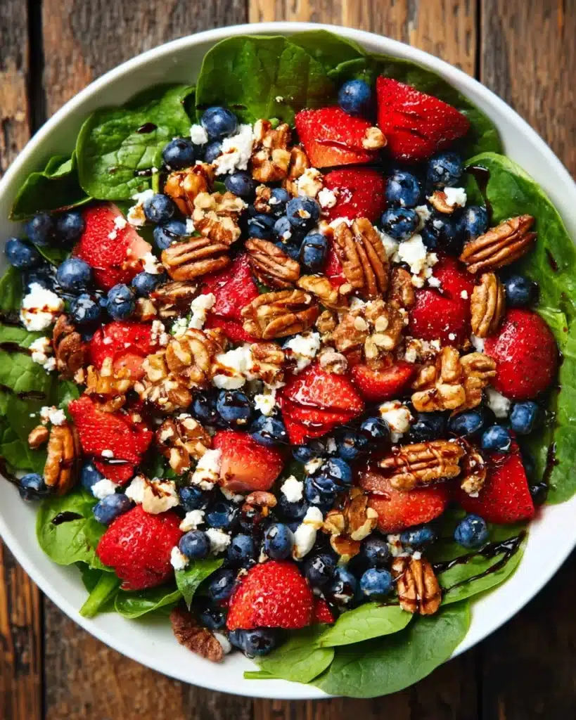 15-Minute Strawberry Spinach Salad Recipe